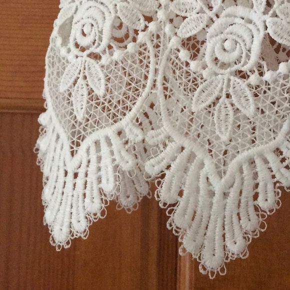 Off the Shoulder White Lace Top from PacSun - Picture 2 of 2